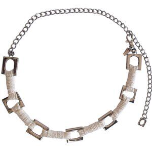 Chicos Chain Link and Rope Belt
